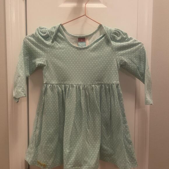 Matilda Jane beautiful light mint green polka dots dress size 2 - Picture 2 of 4